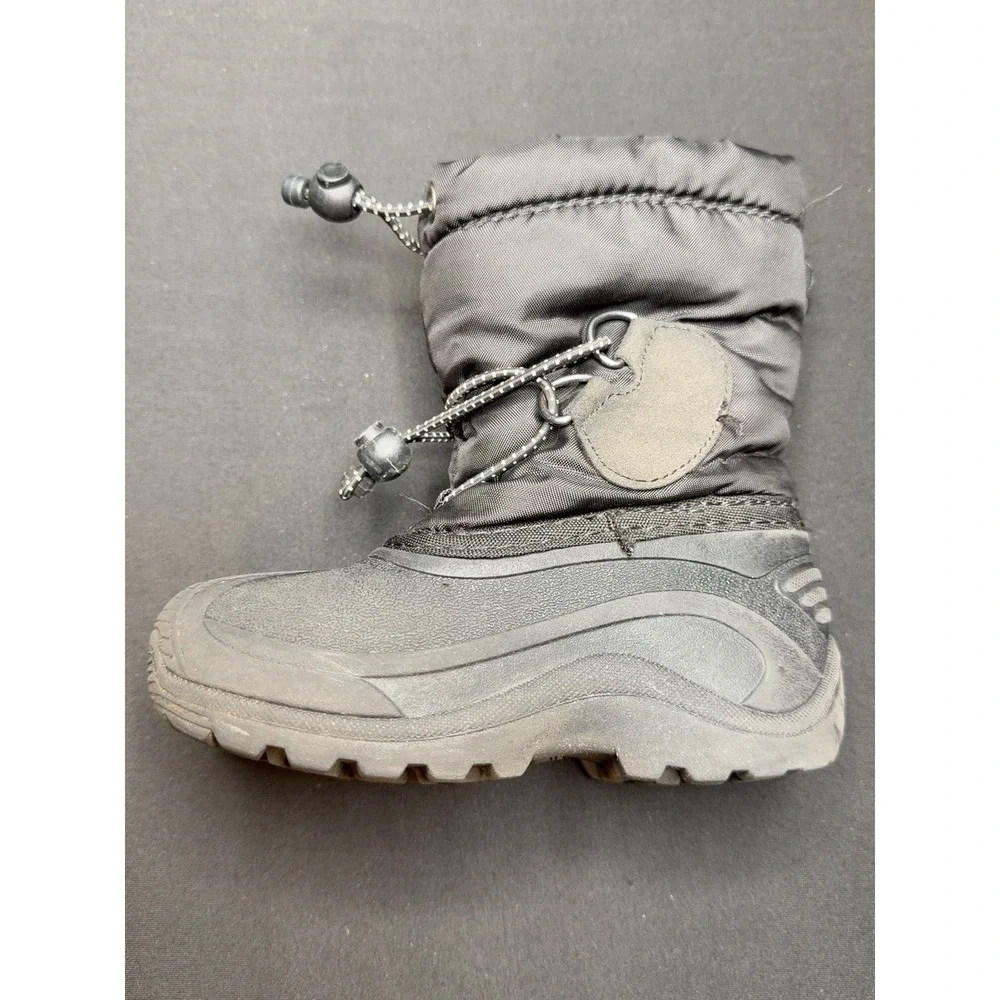 Kamik Northpole Kids Winter Snow Boots Size 9 Black NK8964